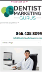 Mobile Screenshot of dentistmarketinggurus.com